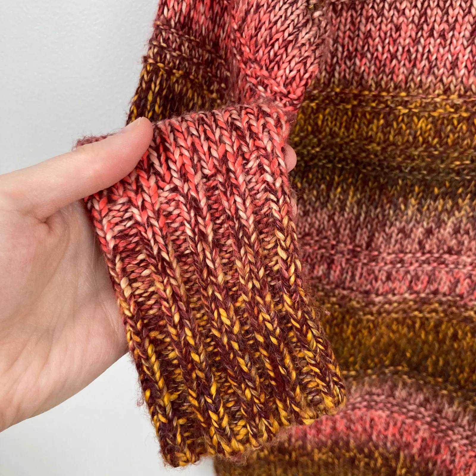 American Eagle Women XS Oversized Chunky Knit Sweater Granola Fairy Grunge Indie - Image 6