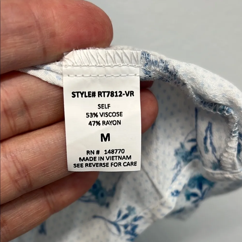 Sienna Sky Floral Print Front Tie Top - Image 5