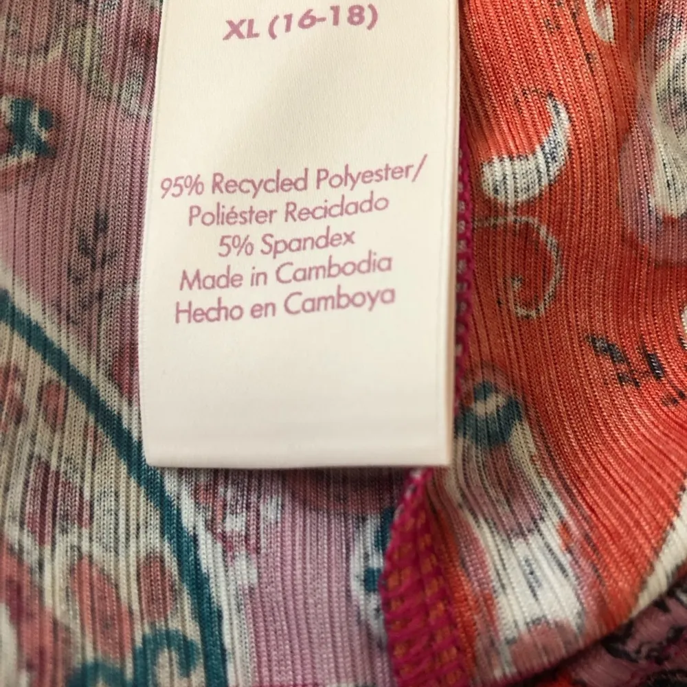 Womens SECRET TREASURES Cami Top Tie Front Shorts Sleep Set Size XL 16-18 New - Image 4