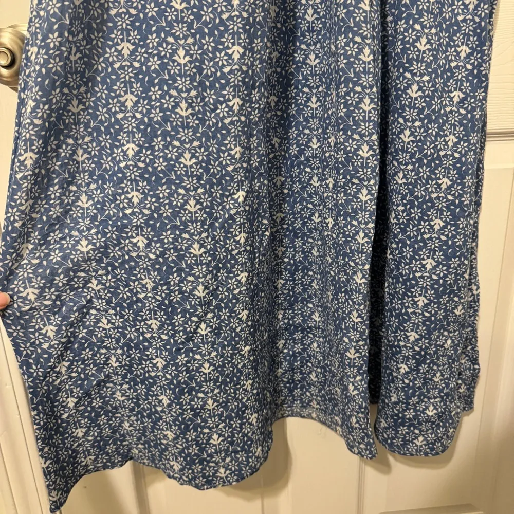 Gal Meets Glam Tessa Blue Floral Dress size 4 / small - Image 6