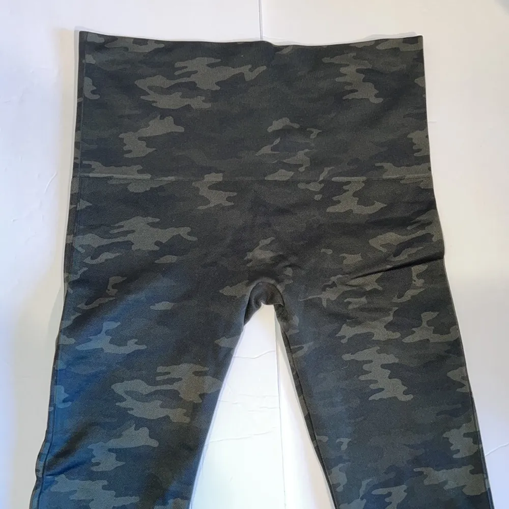 Spanx seamless cami leggings green XL womens shaping wide waistband pull on pant - Image 2