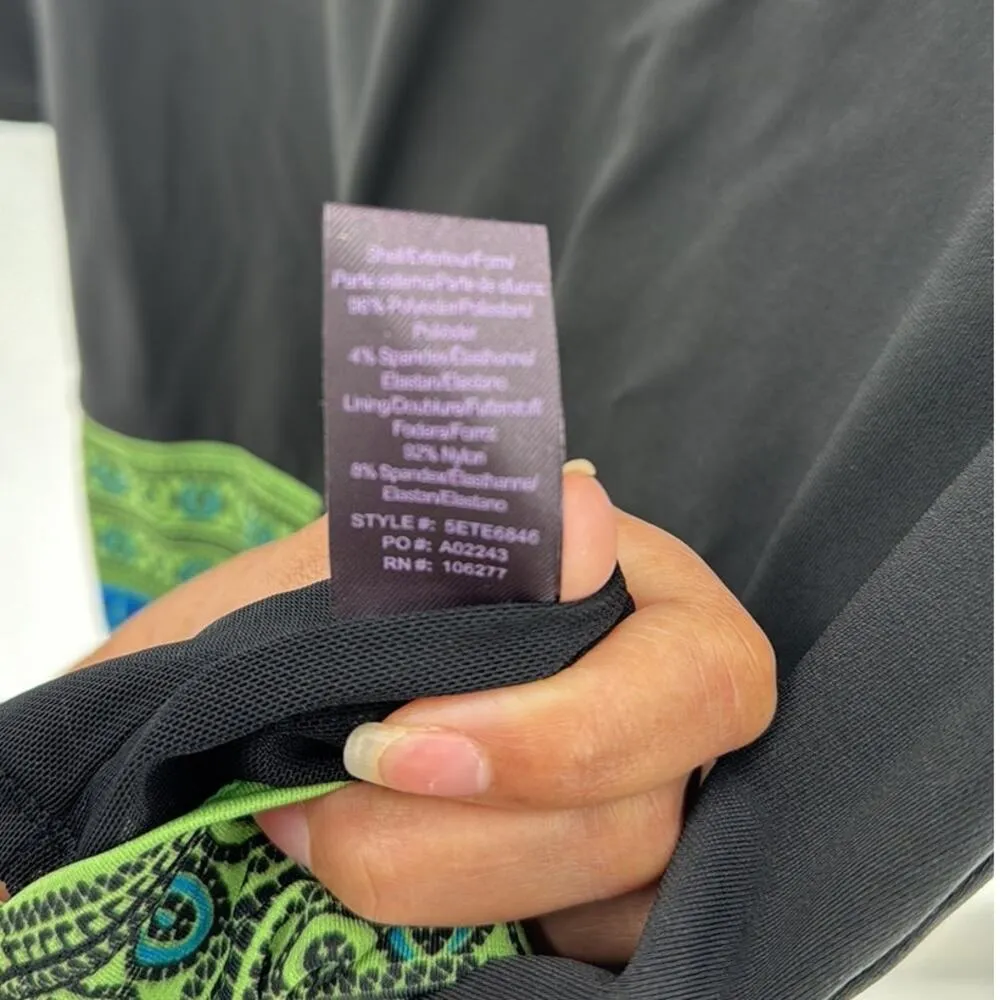 Hale Bob Beaded Neckline Long Sleeve Black Dress Size S bohemian classy chic - Image 7