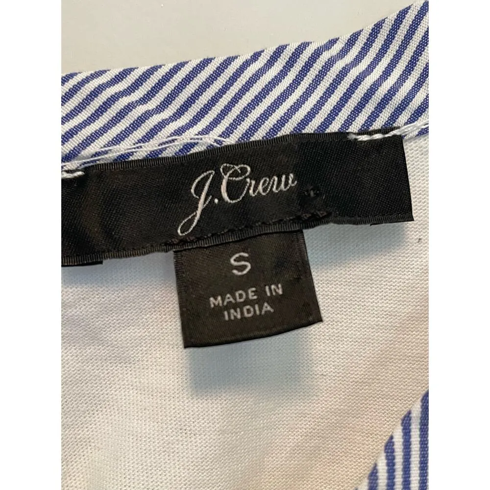 J. Crew Peplum Tulip-back Tank Top size Small - Image 4