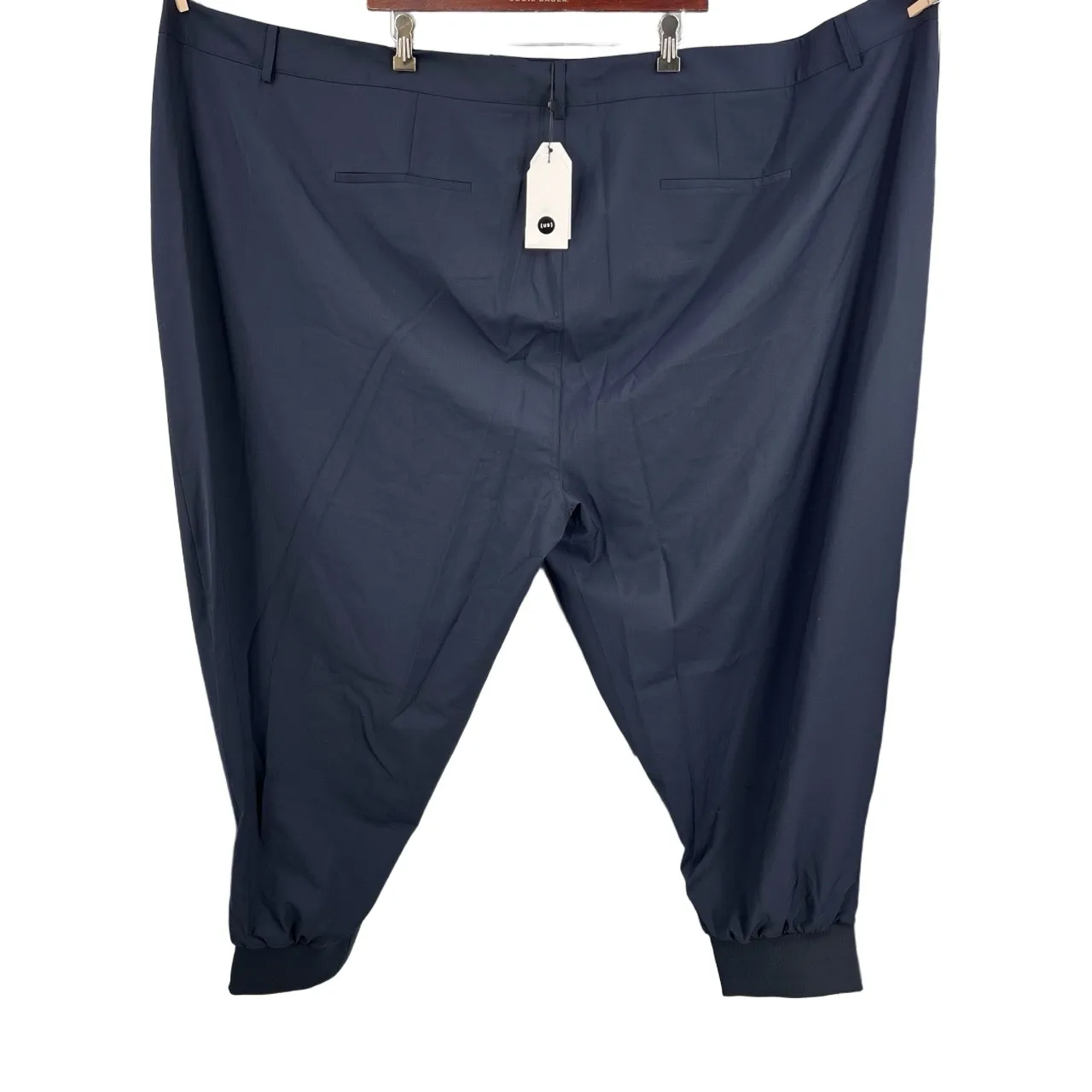 Universal Standard Women’s Plus Size 38 Minton Jogger Pants Navy Wool Blend NWT - Image 3