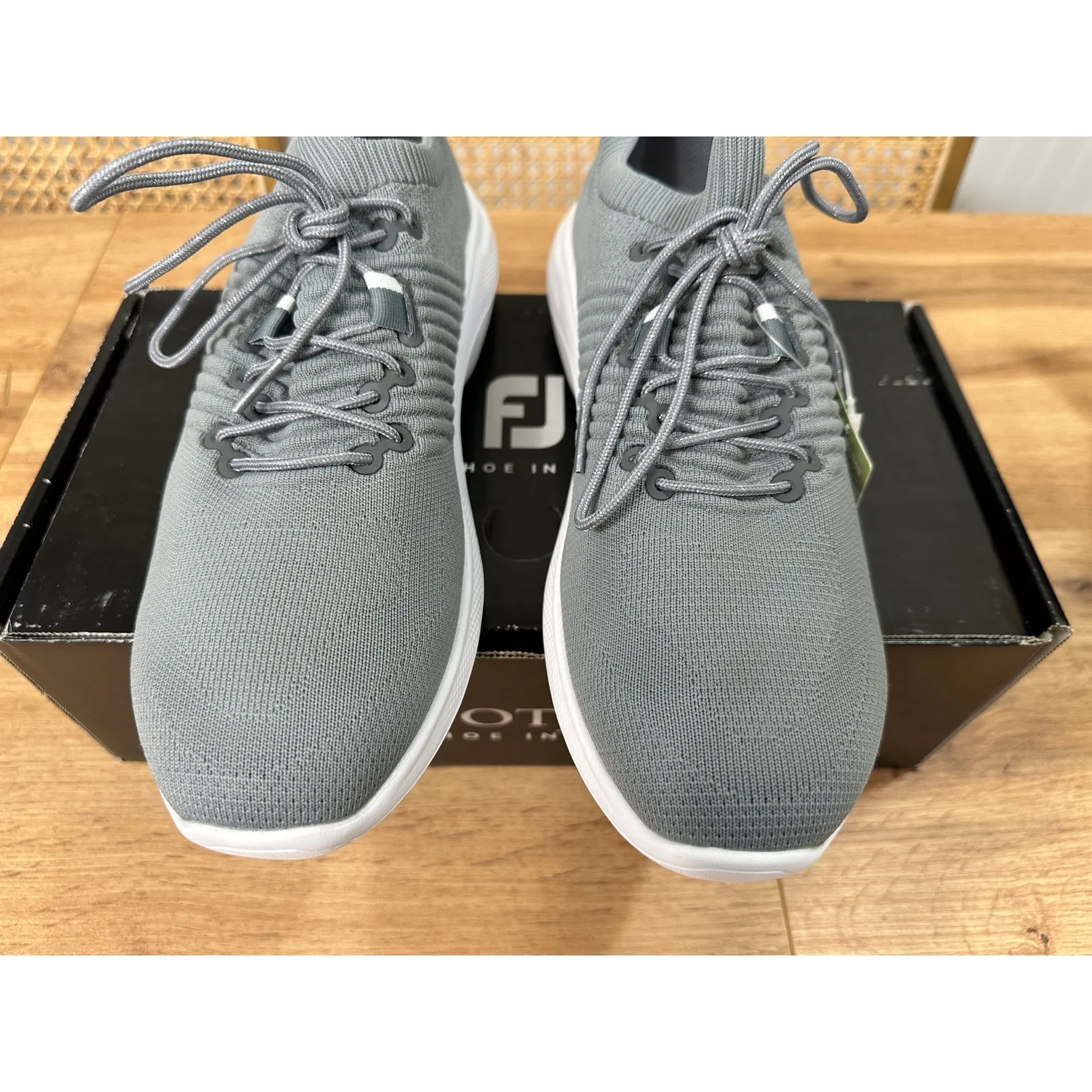 Footjoy Women's Flex XP Golf Shoes Performance Knit Mesh Grey Size 9 NIB - Image 6