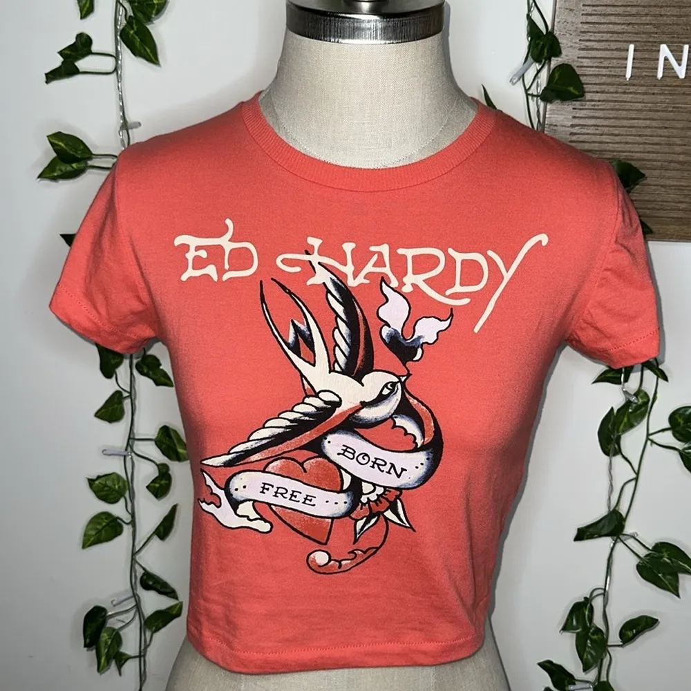Ed Hardy BORN FREE SWALLOW BABY TEE - Image 3