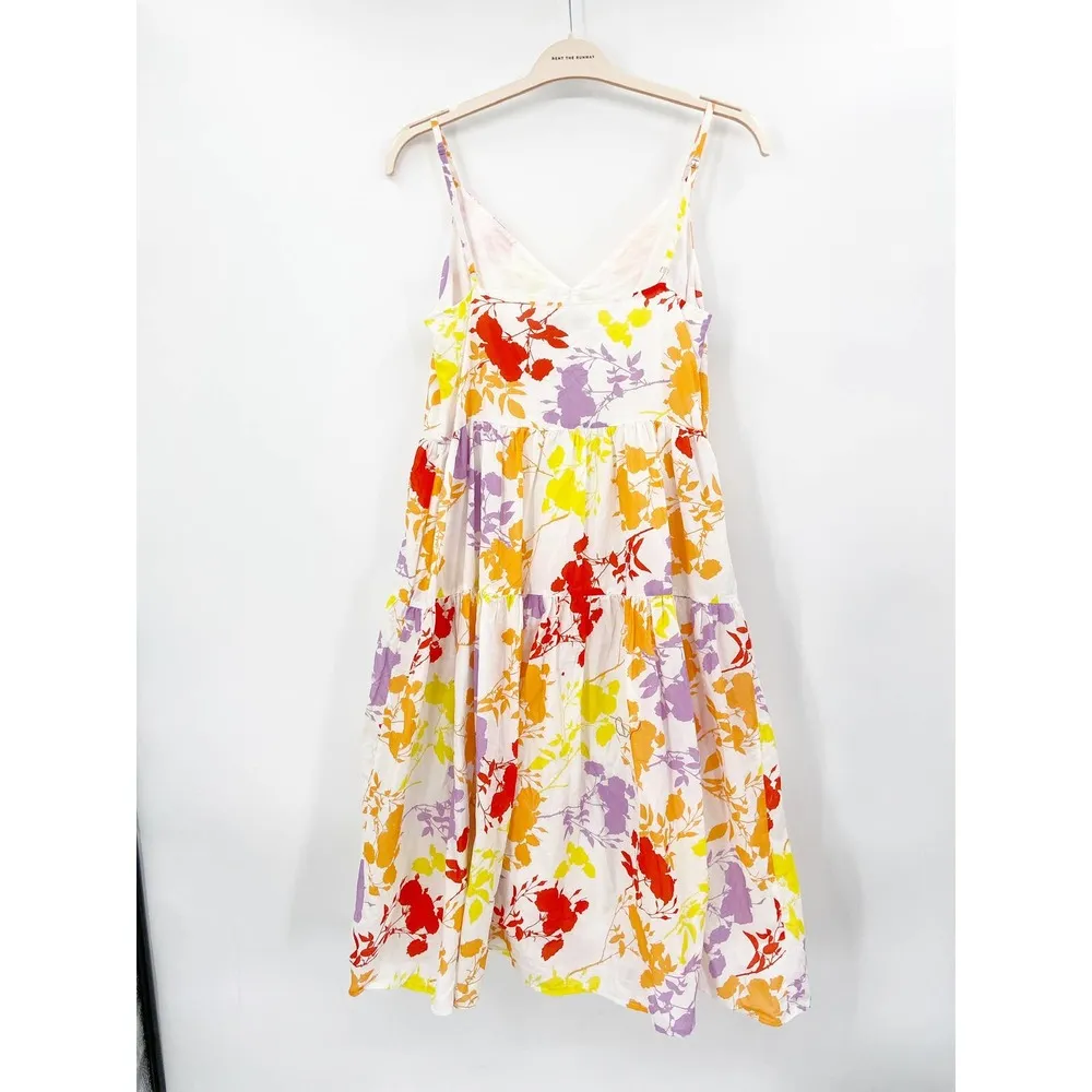 Peter Som Collective Sleeveless Floral Printed Midi Dress Size 8 - Image 87