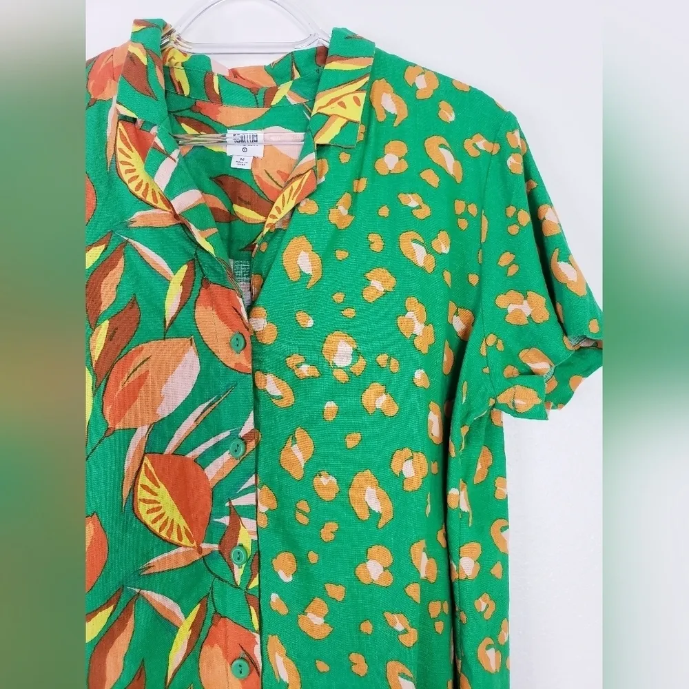 Tabitha Brown Limited Edition X Target Collaboration Blouse Orange Size M - Image 3