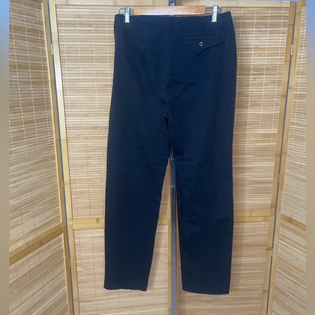 Dockers black chino pants slacks womans clean front size 12 TALL EUC - Image 2