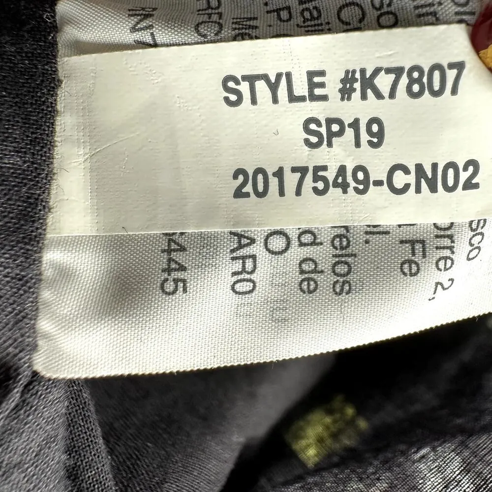 J.Crew Ruffle Dress Liberty Pavilion Black Floral Asymmetrical Cotton Mini 4 - Image 6