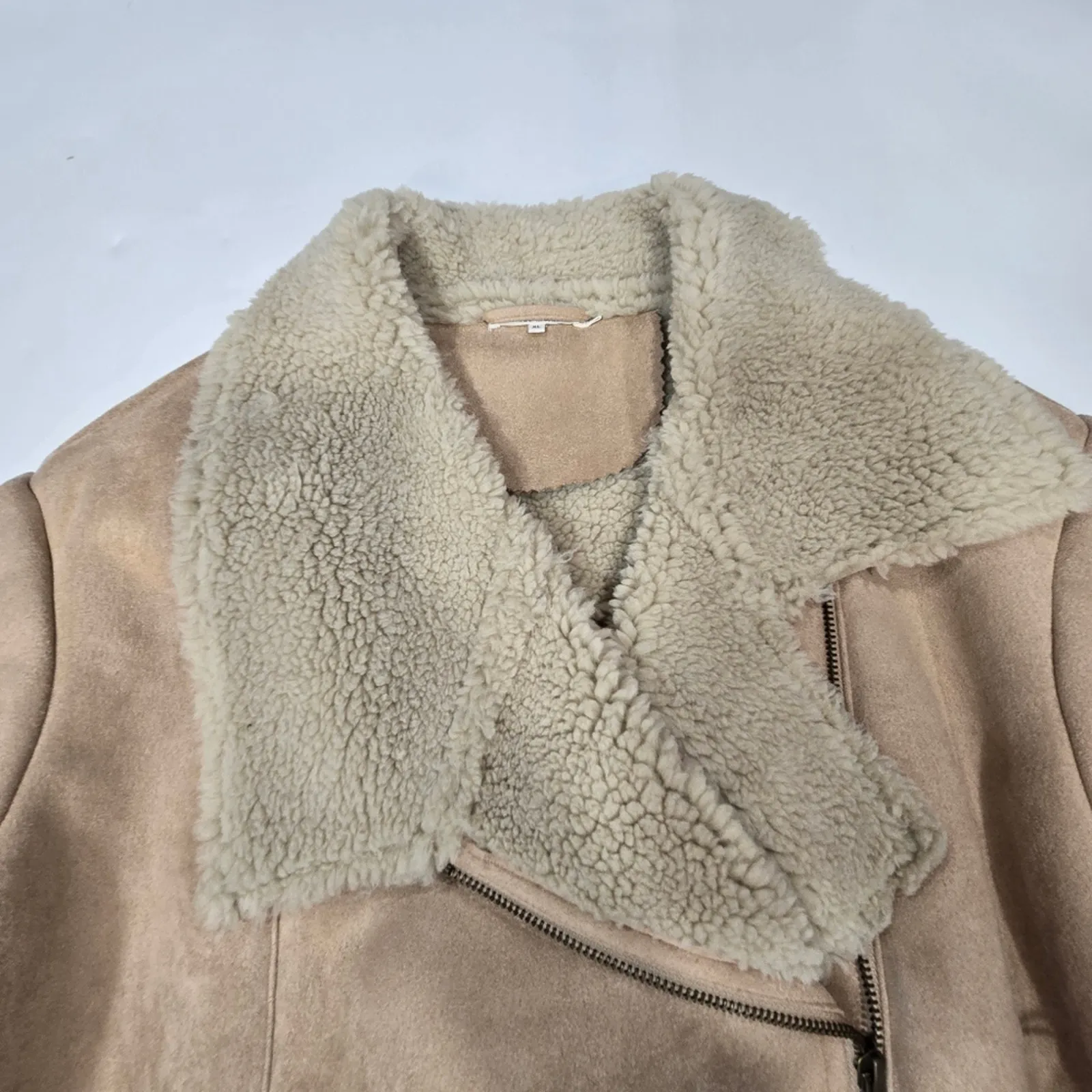 Tularosa Griffin Sherpa Coat in Mahogany XL - Image 5