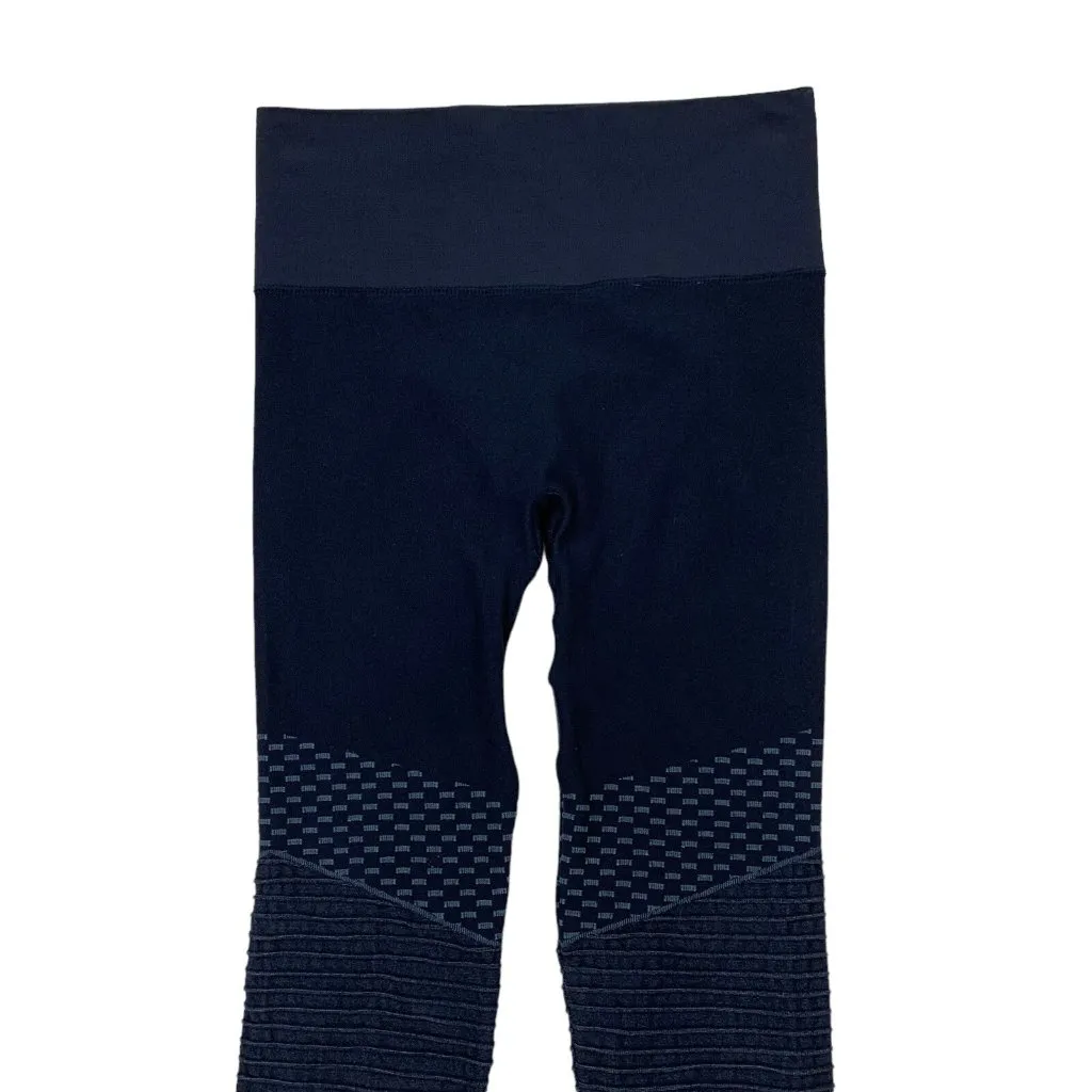 Spanx Blue Seamless Leggings Small Shapewear Slimming Yoga Workout Casual - Image 2