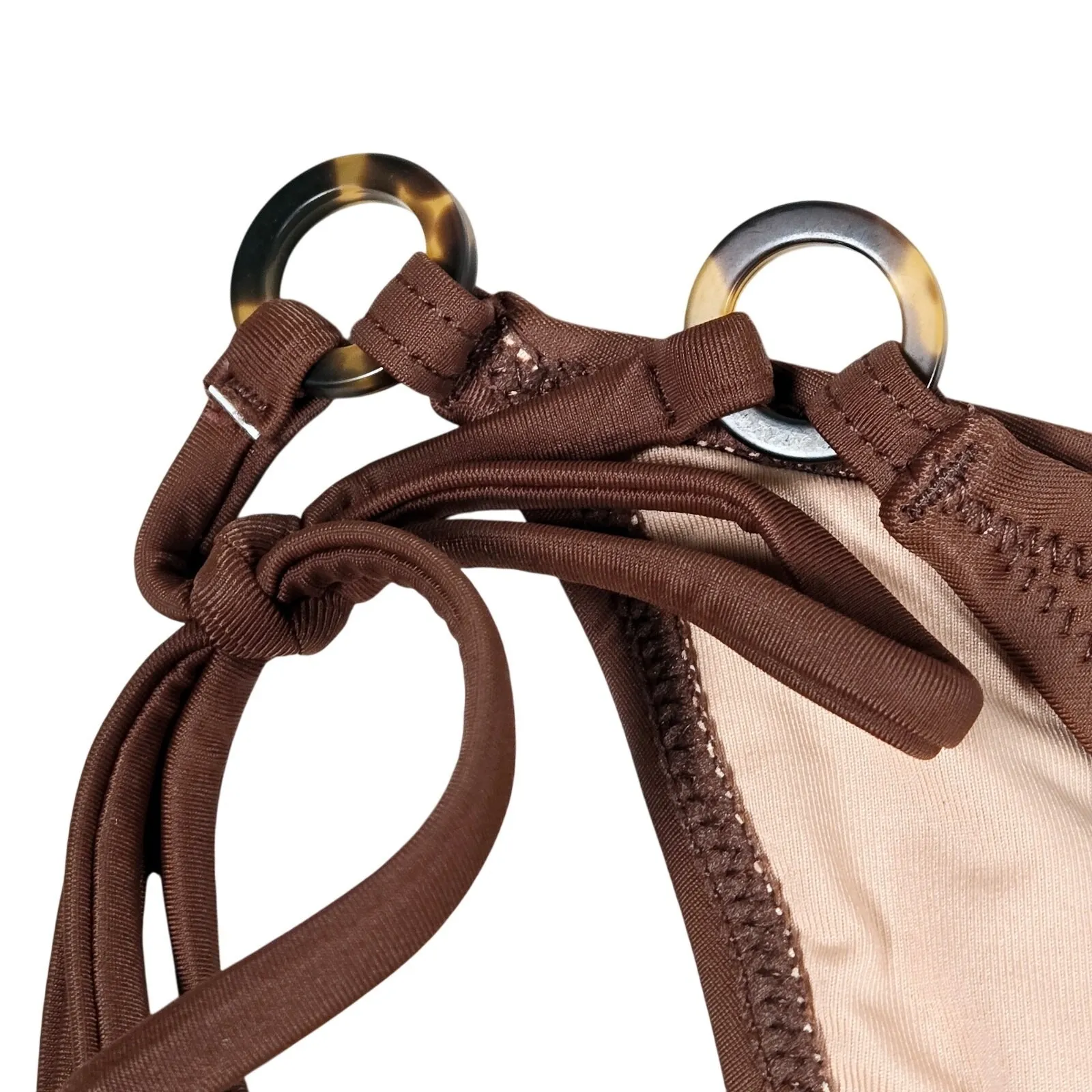 J. Crew O-ring curved-waist cheeky string bikini bottom‎ 3X NWT - Image 3