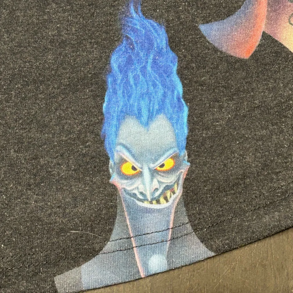 Disney villains spirt jersey up to no good Evil Ursula, Jafar, and Hades NWOT M - Image 5