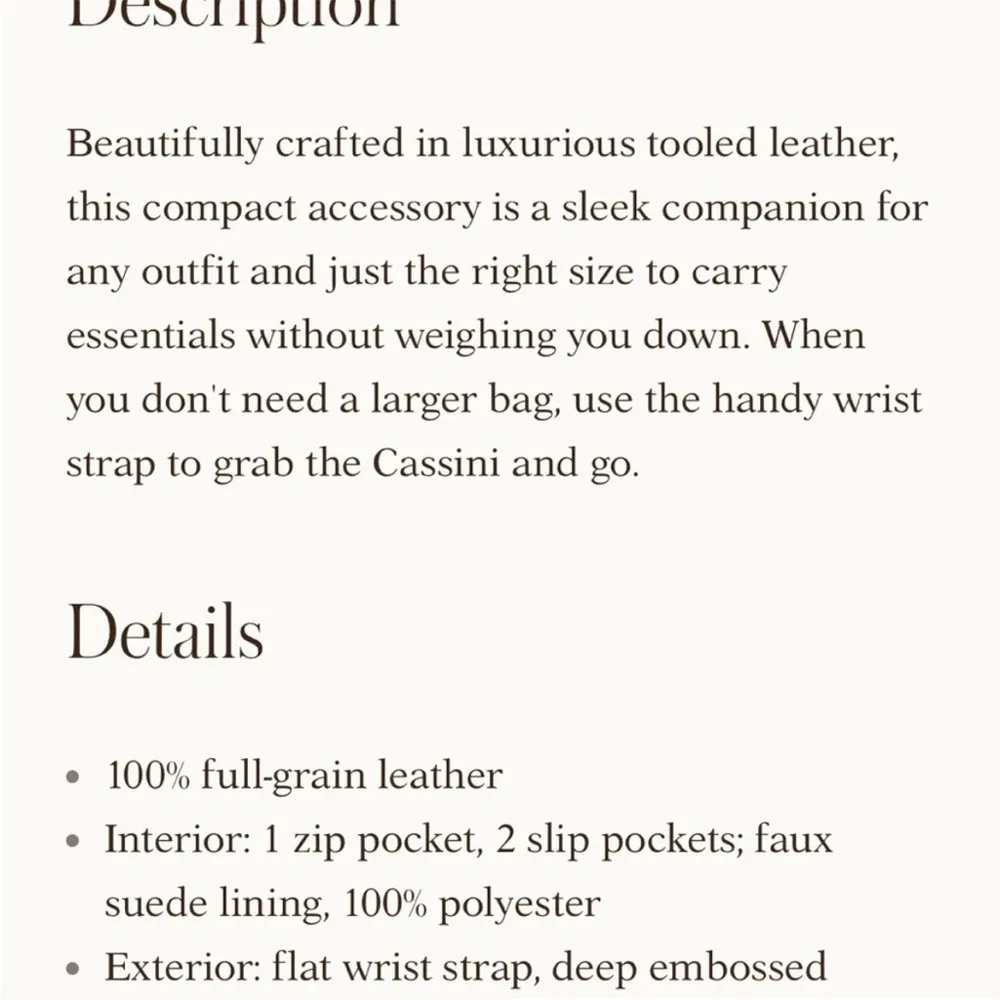 Patricia Nash Cassini Tooled Leather Wristlet - Image 2