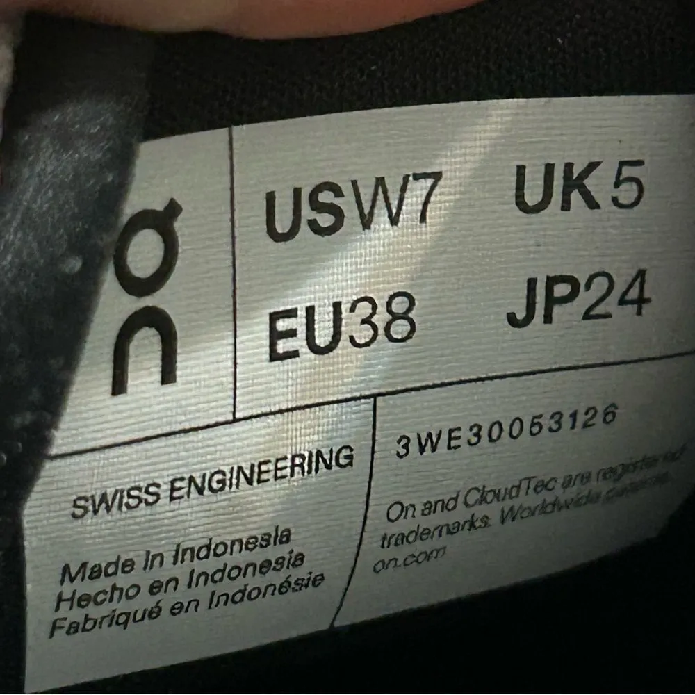 ON CLOUDSURFER Next Tangerine Ivory running lace up shoes sneakers women’s 7 new Orange - Image 3