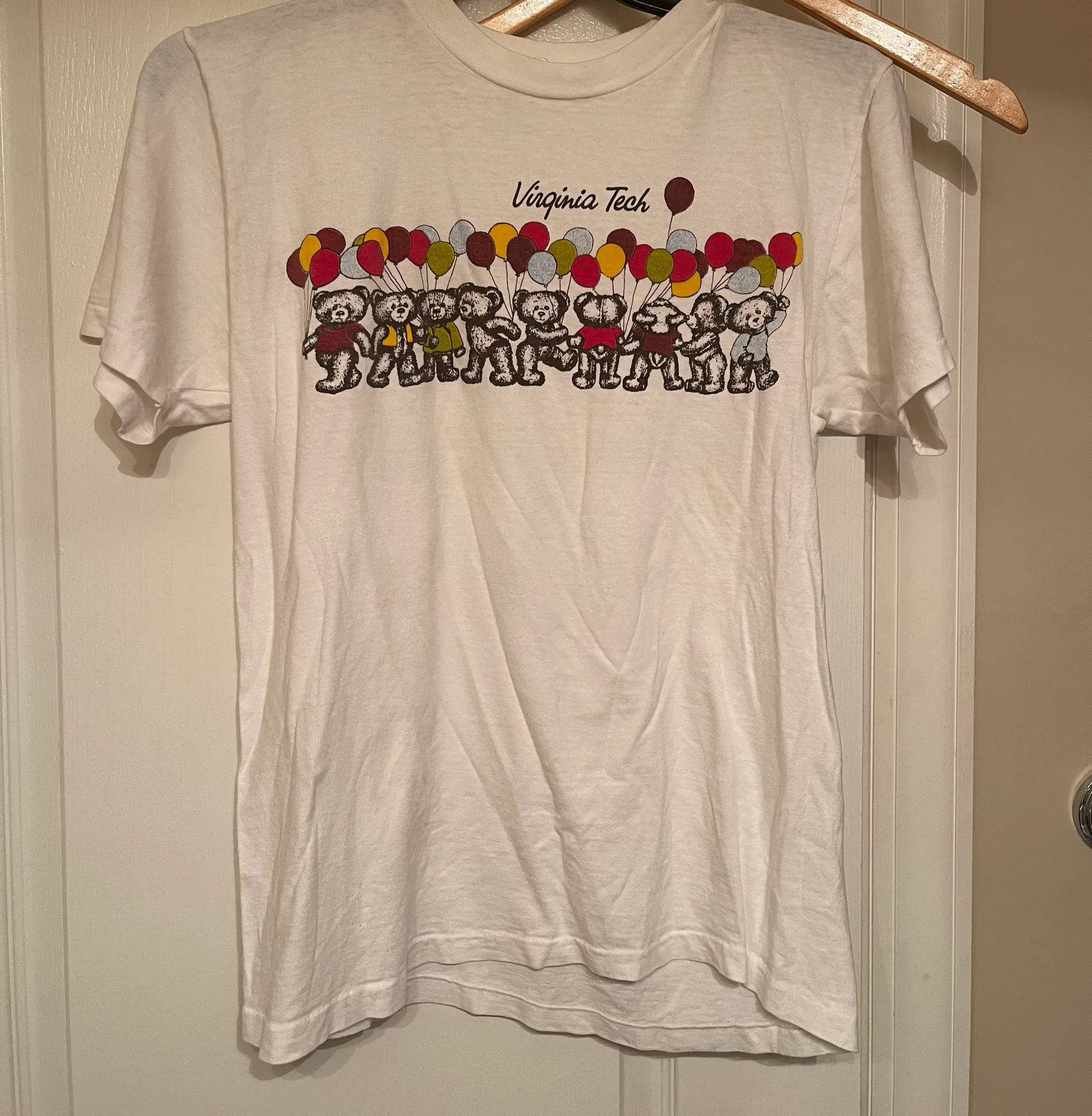 Vintage Virginia Tech Shirt Size L - Image 2