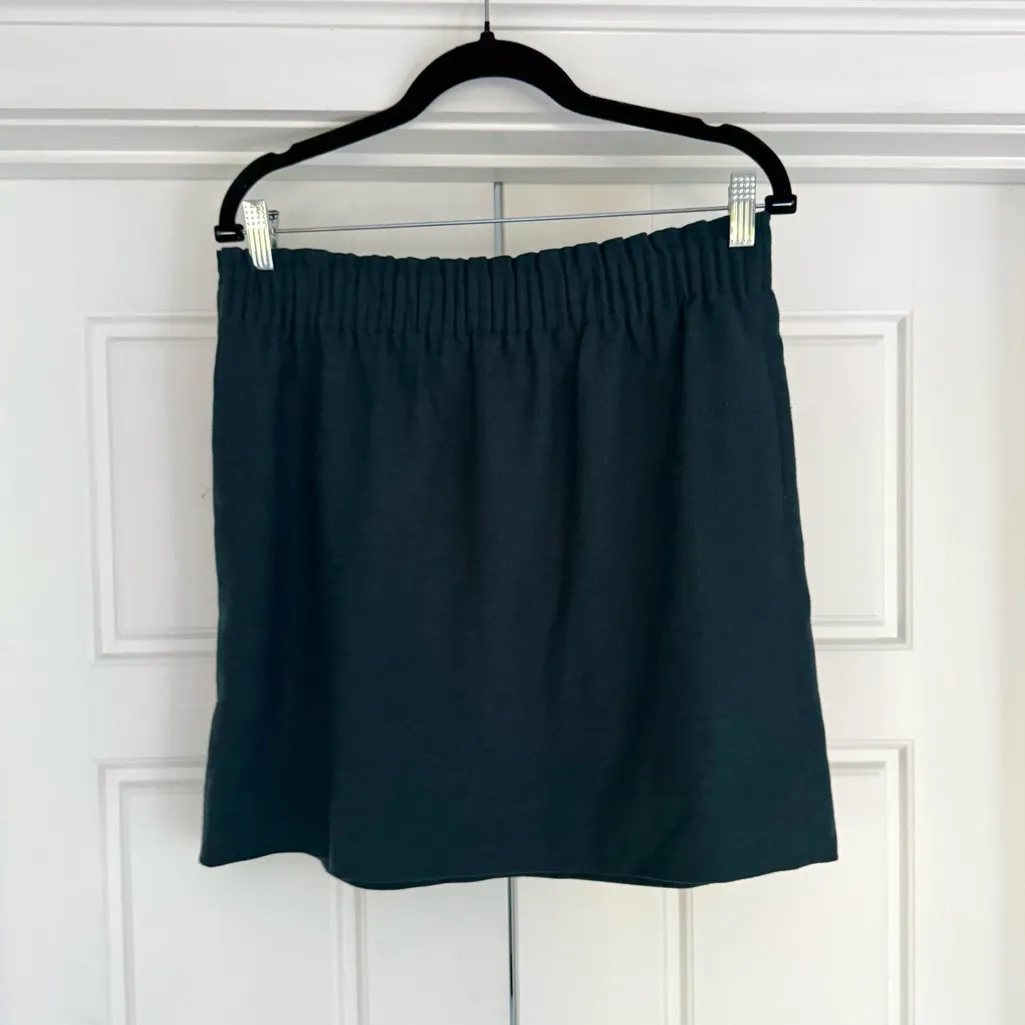 J. Crew Wool Blend Sidewalk Skirt, Evergreen - size 10 - Image 5