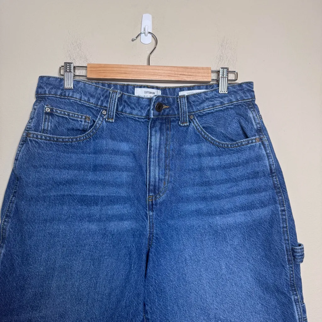 Cotton On Super Baggy Carpenter Denim Jort - Image 5