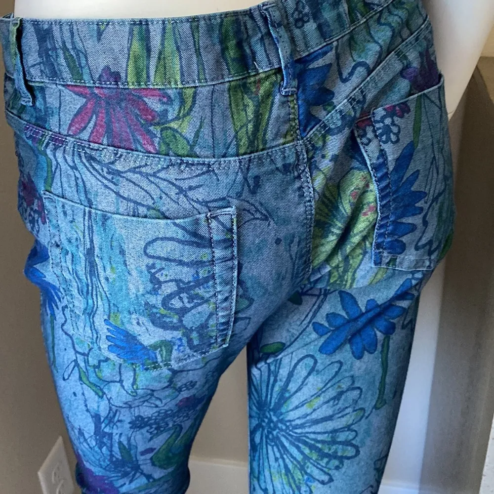 ASOS Denim Floral Patterned Jeans - Image 5