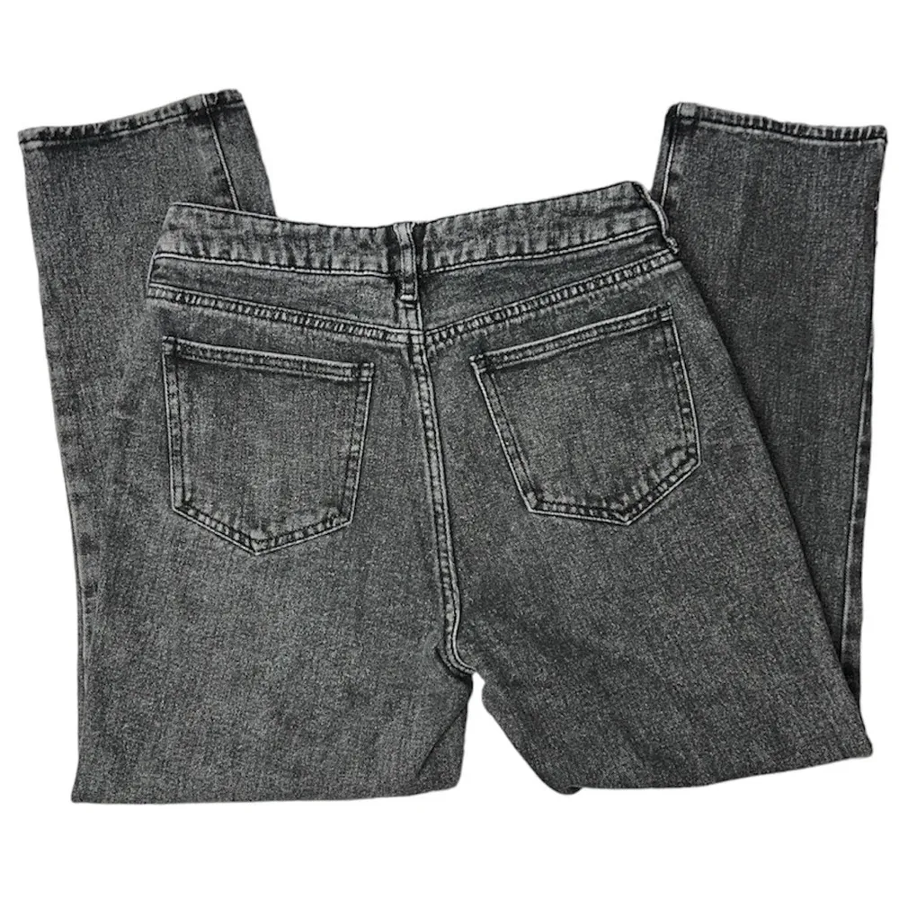 PACSUN black distressed mom jean size 27 - Image 3