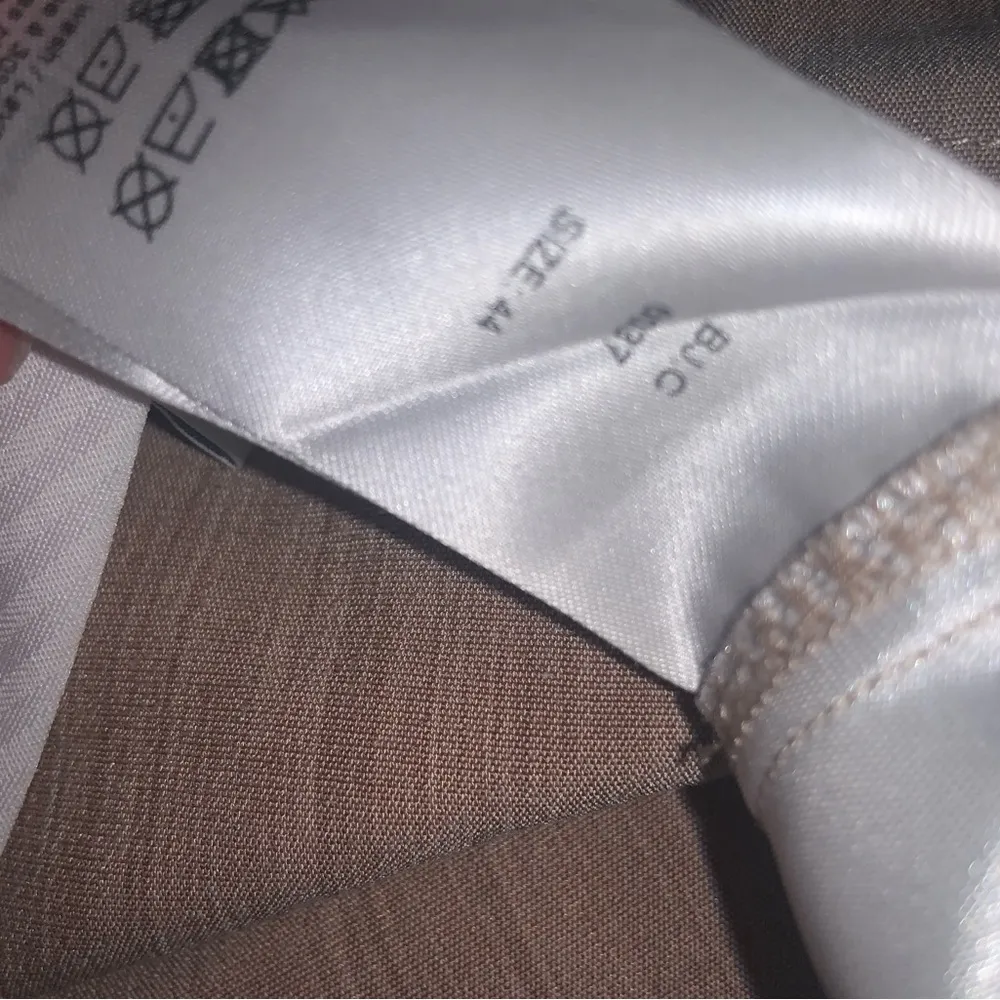 GANNI TROUSERS beige classic logo boho formal casual designer $180 spring dressy - Image 11