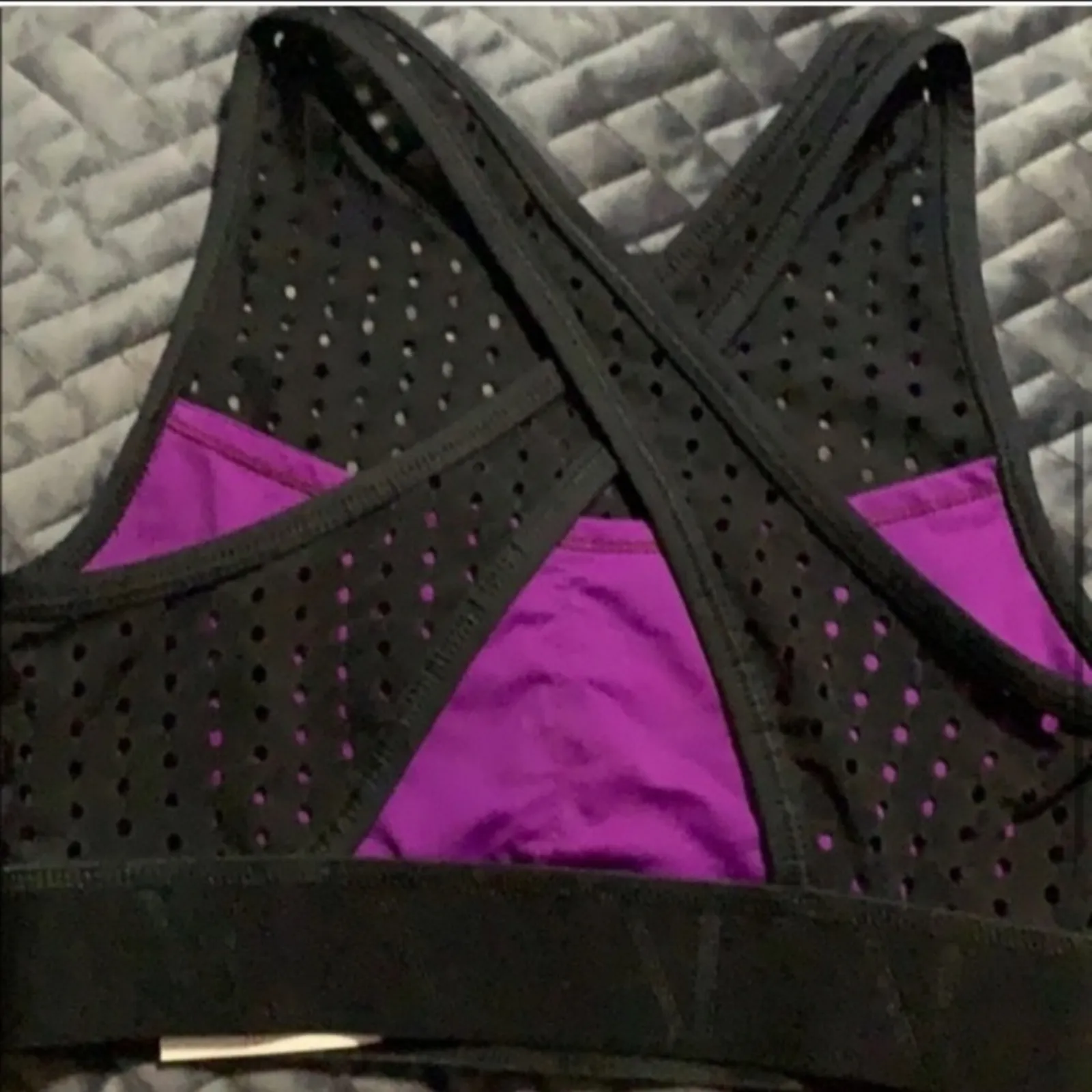 Alala NWT  cross back bra purple - Image 5