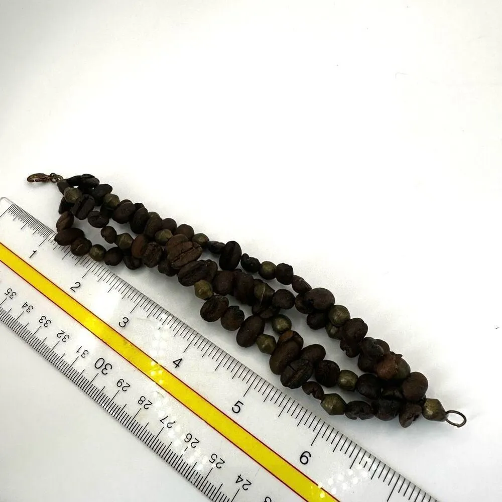 coffee bean multi strand bracelet Brown - Image 6