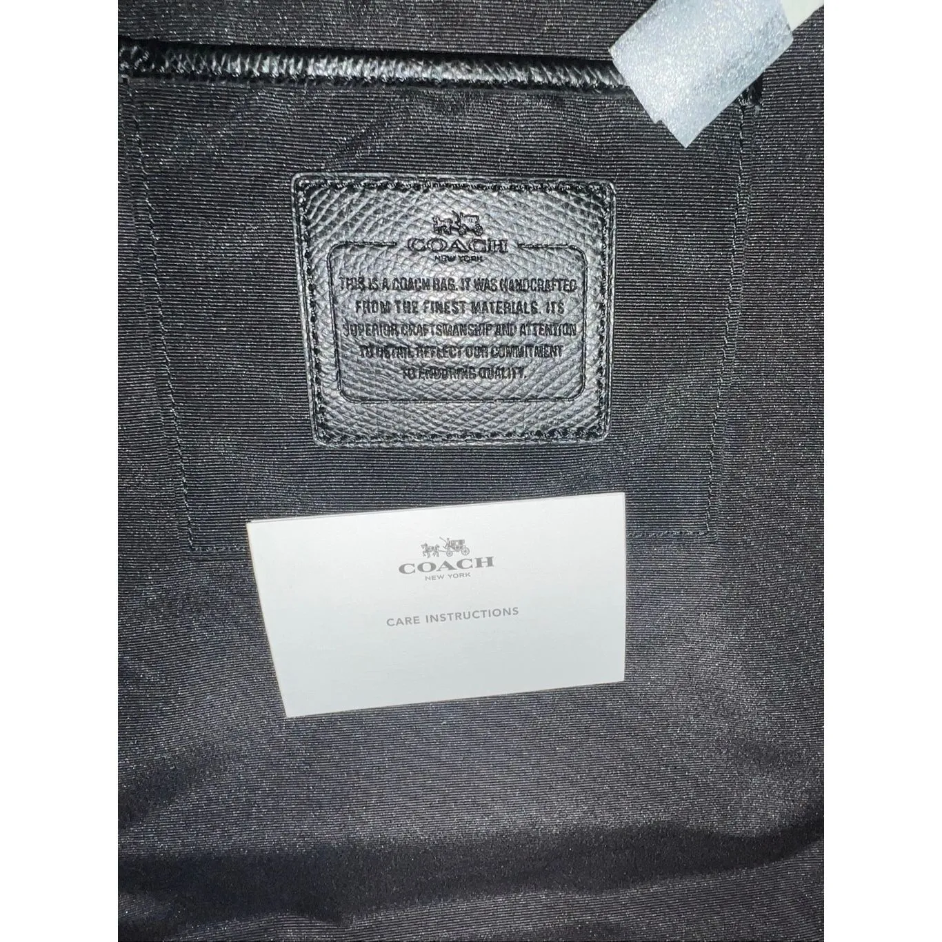 🔥🎁NWT! Coach Sig XL Pocket Tote Handbag Brown/Black F77661 Msrp:$398.00 - Image 7