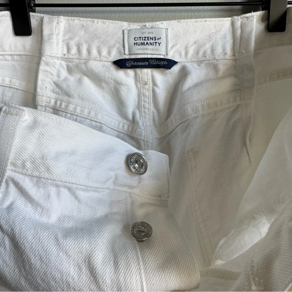 Citizens of Humanity Horseshoe Jeans in Jicama (White) Size 32 Style 1972-1248 - Image 6