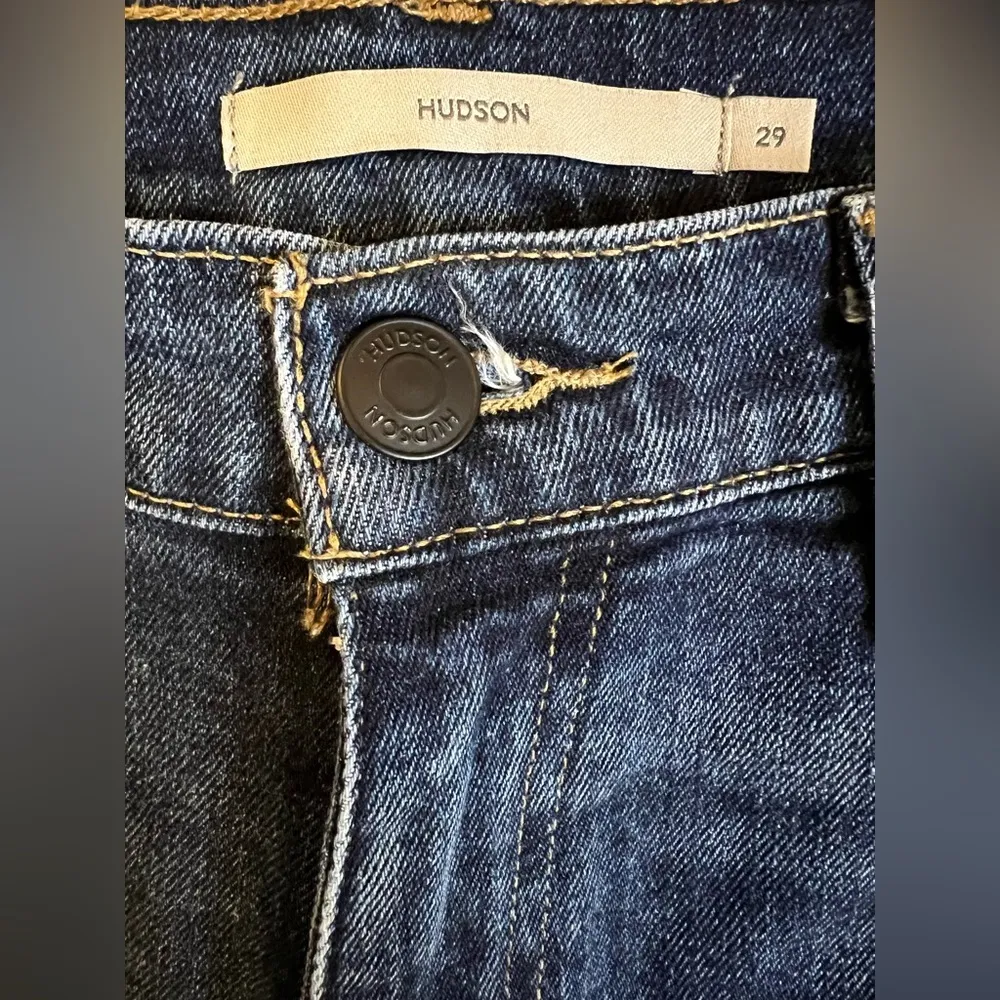 Hudson Jeans Remi Dark Wash Straight Size 29 - Image 5