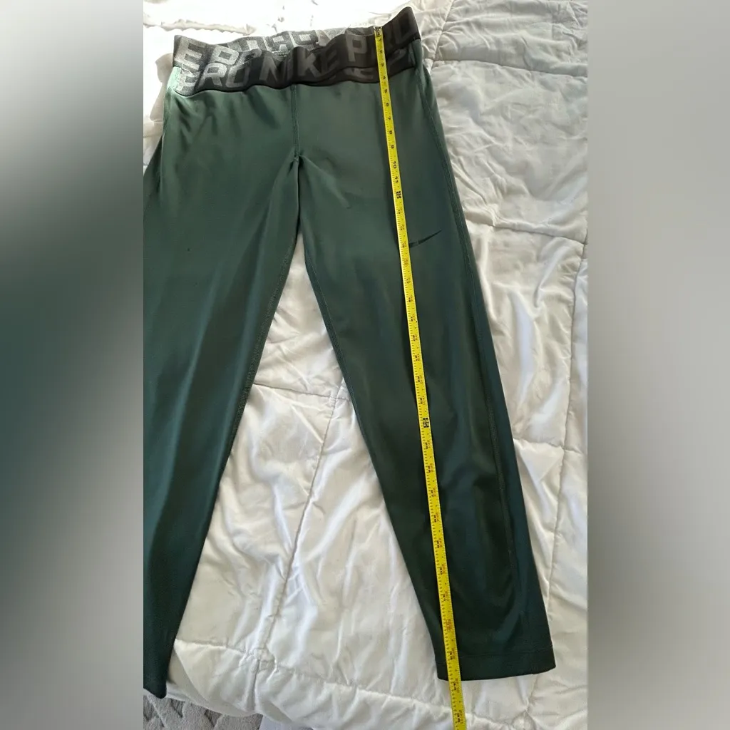 Nike Pro Crossover Waist Compression Tight Leggings Women's large - Image 4