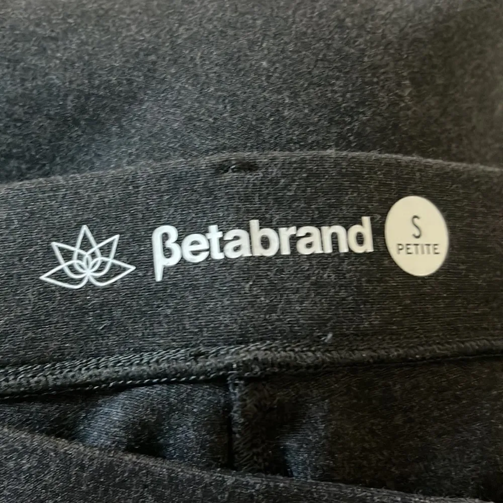 Betabrand Bootcut Classic Dress Pant Yoga Pants Charcoal Size Small Petite #1241 - Image 6