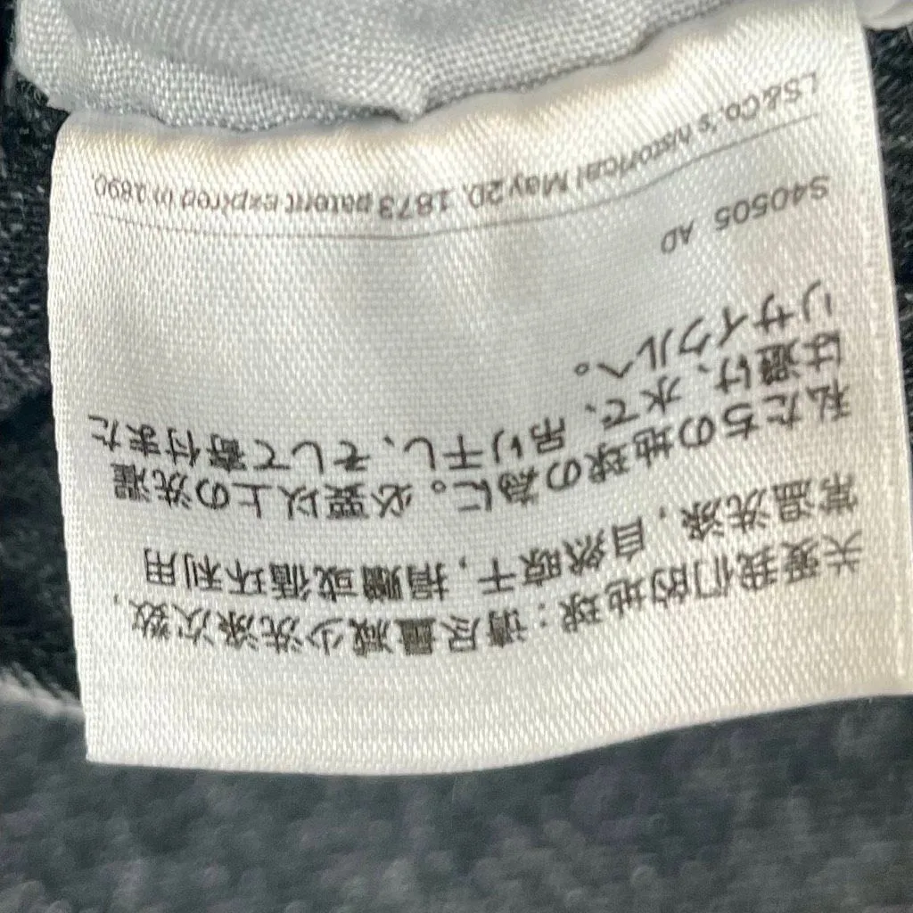 Levi's High Rise Decon Iconic Boyfriend Denim Cutoff Skirt 24 - Image 8