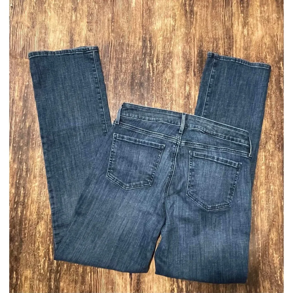 NYDJ Marilyn Straight Jeans Womens 6 Slimming Mid Rise Medium Wash - Image 4