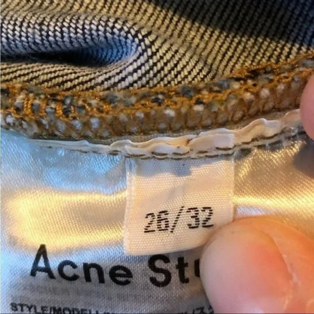 Acne Studios Skin 5 RW Rinse Skinny Jeans 26 - Image 7