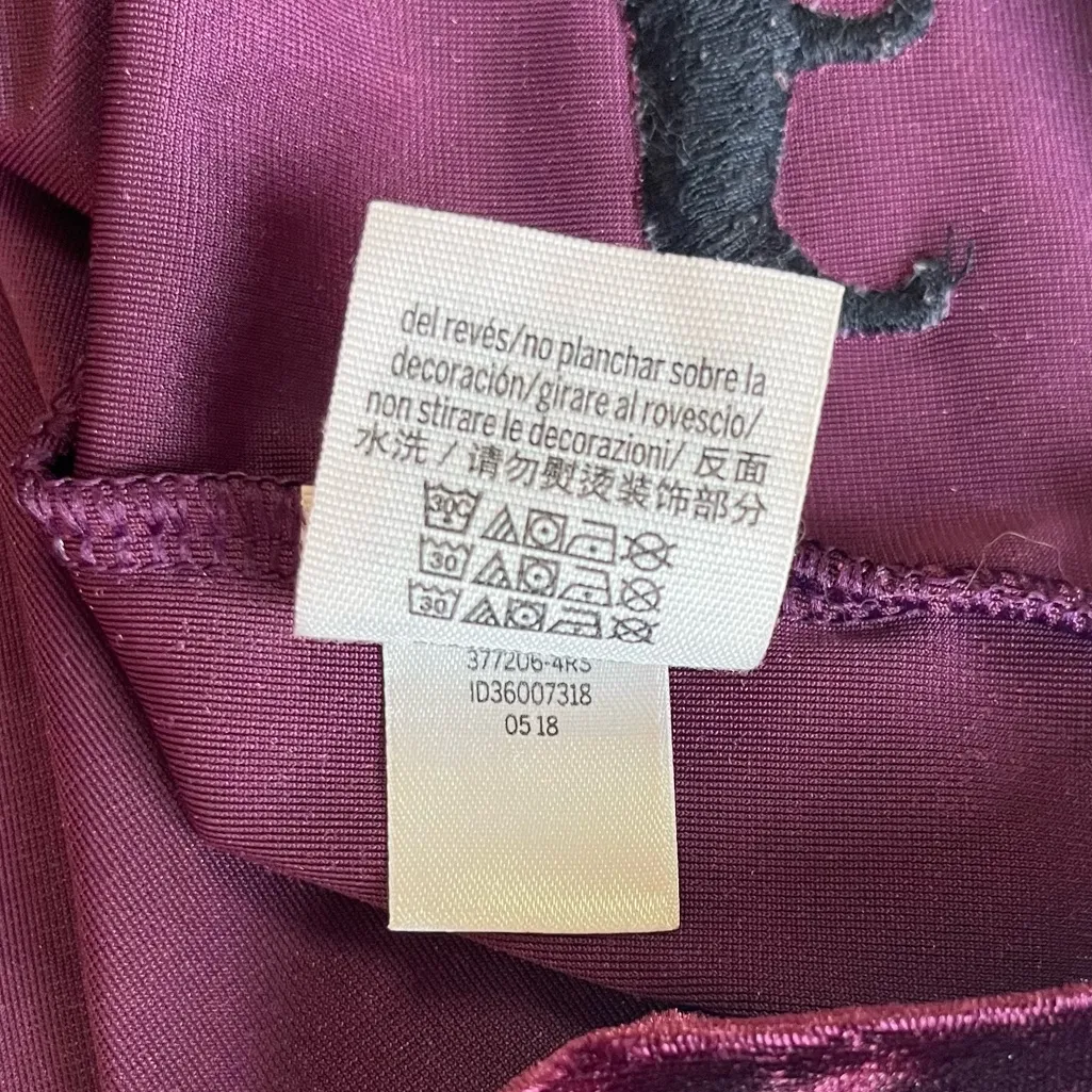 PINK Victoria’s Secret Red Crushed Velvet Camisole Top - Image 4