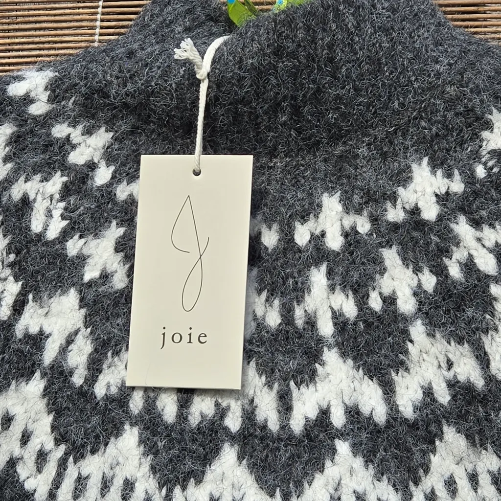 Joie Fair Isle Style Pull Over Sweater M - Image 4