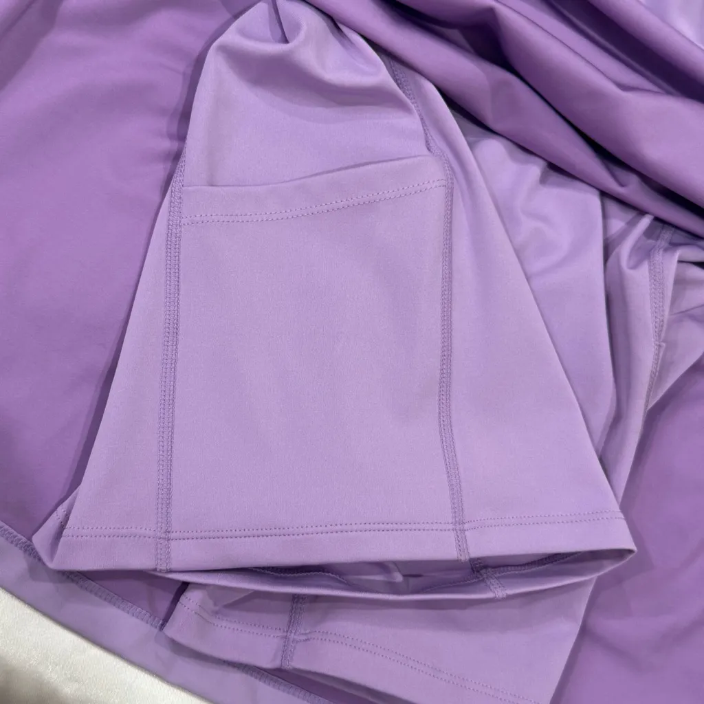 Beach Riot Raelyn Dress Mini French Lavender Size XL A Line Sporty Chic Shorts - Image 8