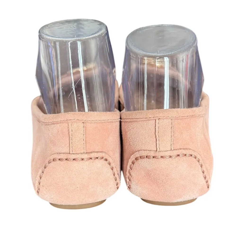 Michael Kors light beige Suede MK Logo Flats Women's Shoes Size 7 quiet luxury - Image 6