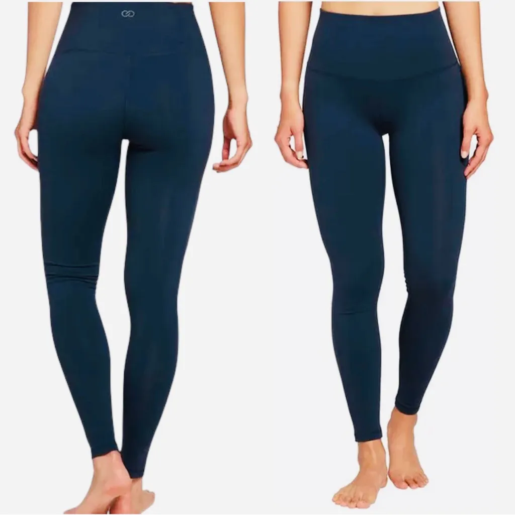 NWT Calia Women's Essential High Rise Legging Full Length, Dark Ocean, Size: 1X Blue - Image 2