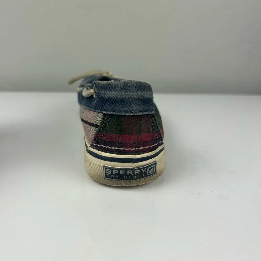 Sperry Top sider blue plaid boat shoes women’s size 6.5 - Image 2