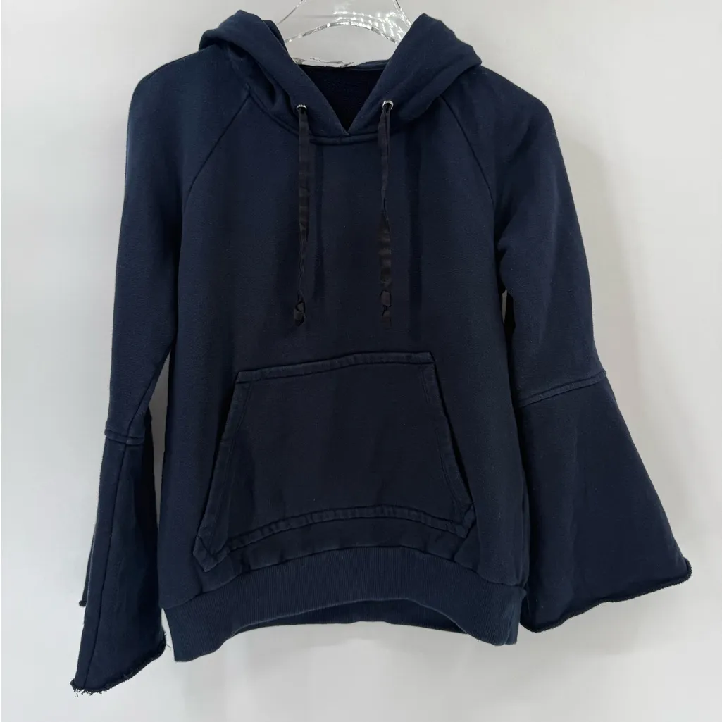 ALC bell sleeve hoodie Navy size xs - Image 3