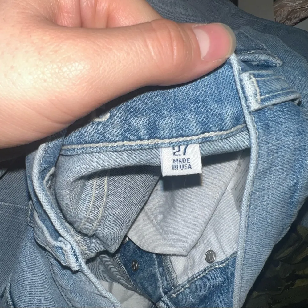 NWT Daily Blue Hype Jeans in Shade Dust Light Wash Denim Cropped Straight Leg Size 27 - Image 9