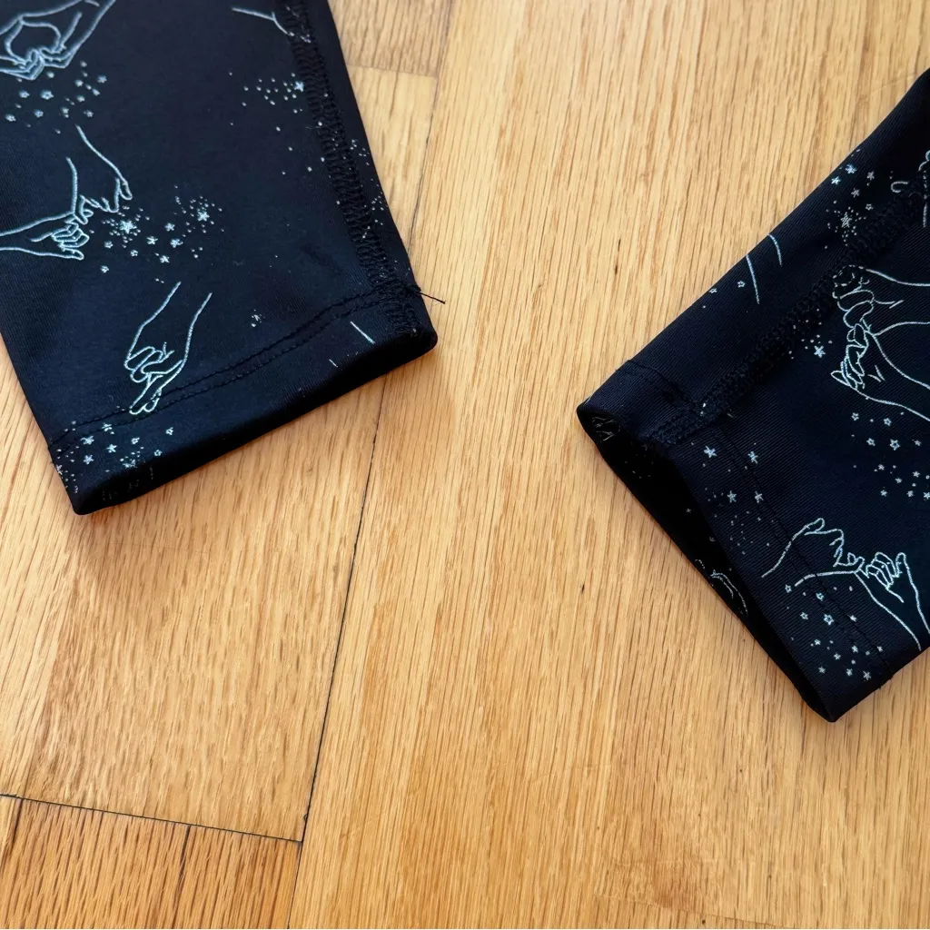 Beyond Yoga Printed Leggings Black S GUC Celestial Astrological Stars Cosmos - Image 11