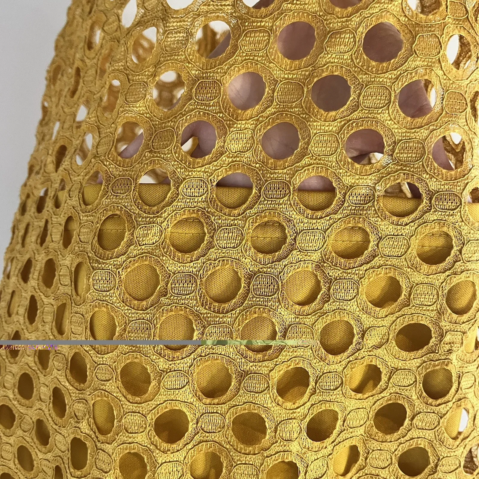 Nordstrom Misguided Marigold Bodycon Pencil Lace Eyelet Indie Boho Dress Size 2 - Image 5