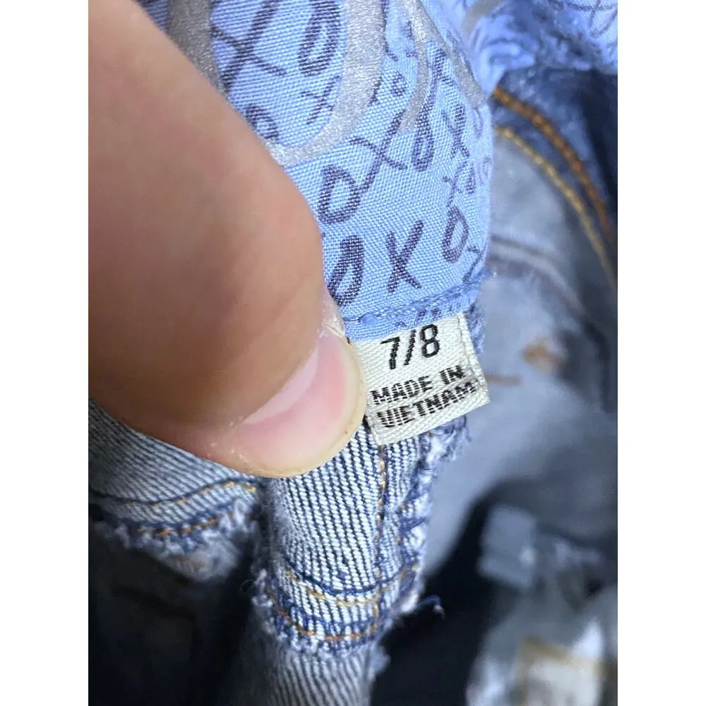 XOXO Jeans Bootcut Flare Juniors Womens 7 / 8 Thick Stitch Pocket Stretch Y2K - Image 9