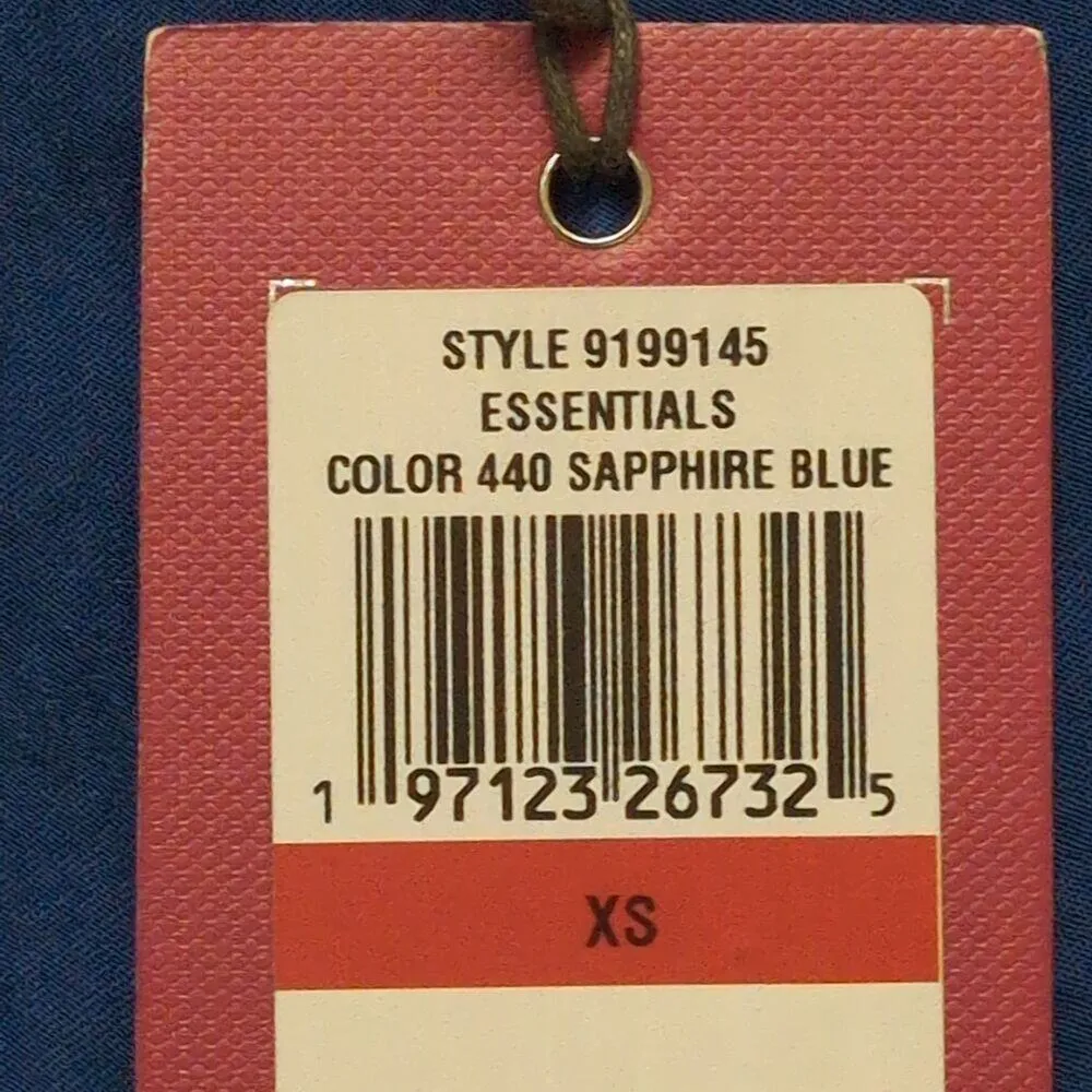 NWT Vince Camuto Sapphire Blue Cobalt V Neck Sleeveless Polyester Blouse Size XL - Image 7