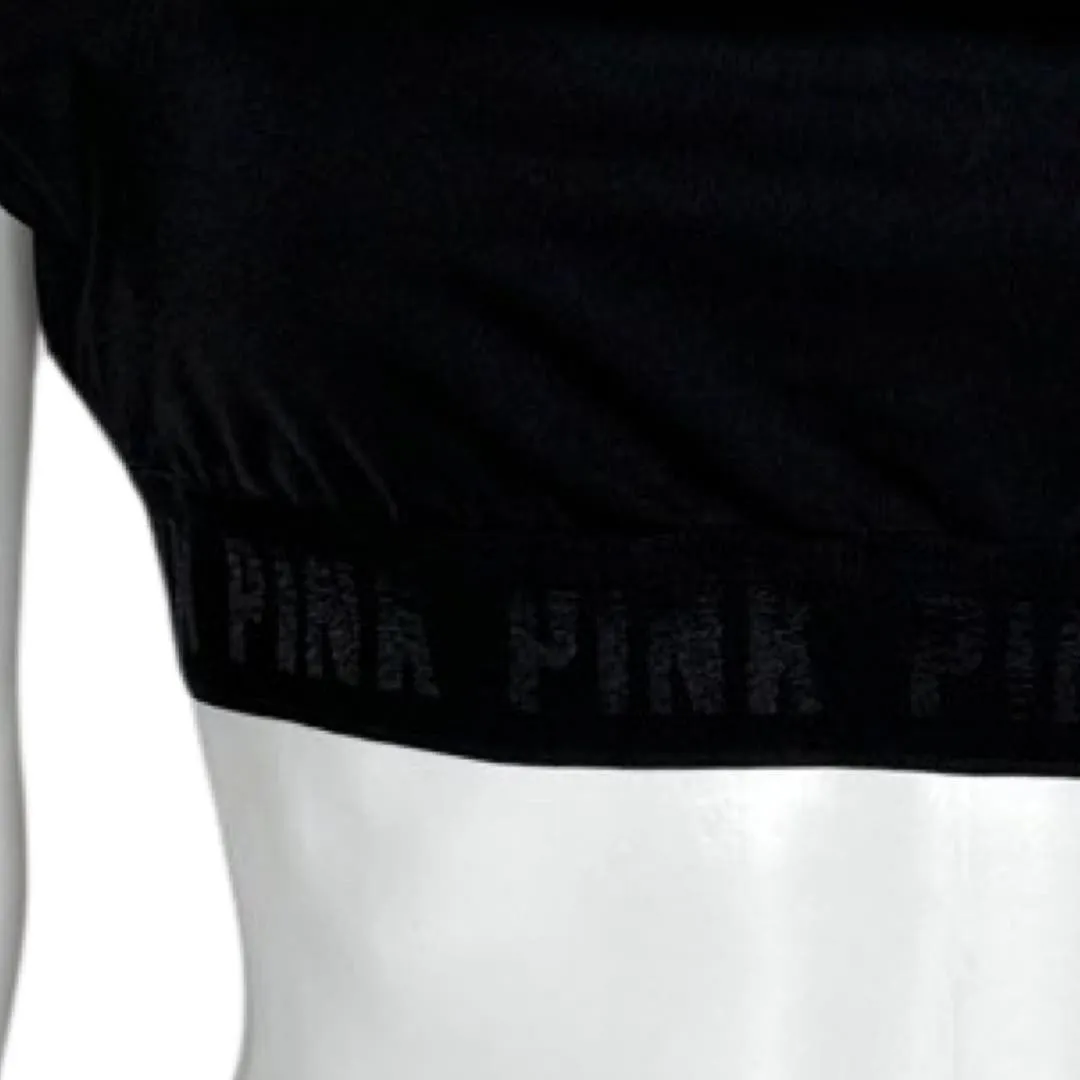 Victoria's Secret Bra Women Large Black Ultimate Lightly Lined Racerback Neutral - Image 5