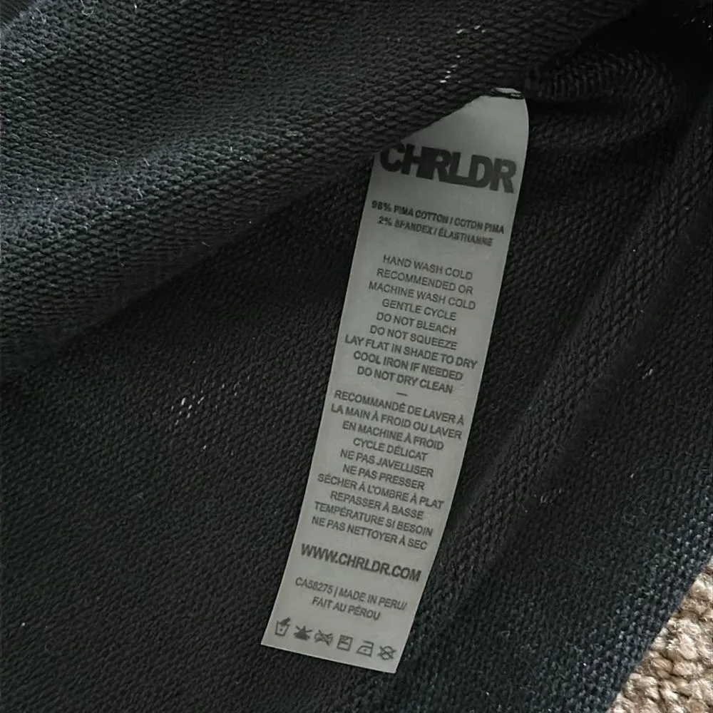 Chrldr Women’s Faded Black with Rainbow Stars Matching Jogger Set - Image 4